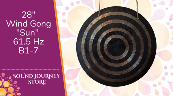 28" Wind Gong "Sun" 61.5 Hz B1-7
