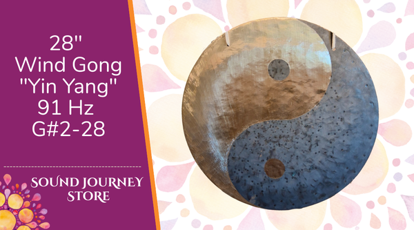 28" Wind Gong "Yin Yang" 91 Hz G#2-28