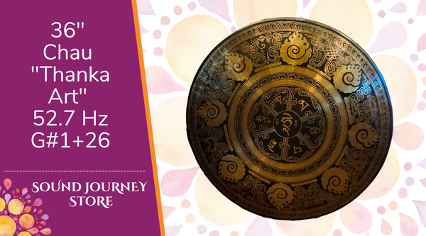 36" Chau Gong "Thangka Art" 52.7 Hz G#1+26