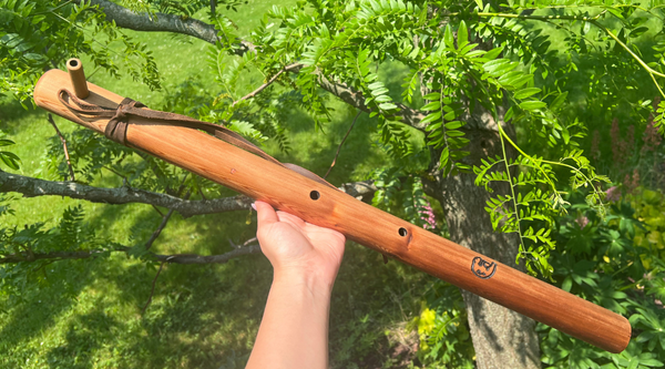 Low C minor Bass Blue Bear Flute