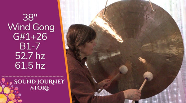 38" Wind Gong 52.7/61.5 hz G#1+26/B1-7