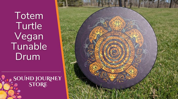 16" or 24" Turtle Vegan Tunable Hand Drum