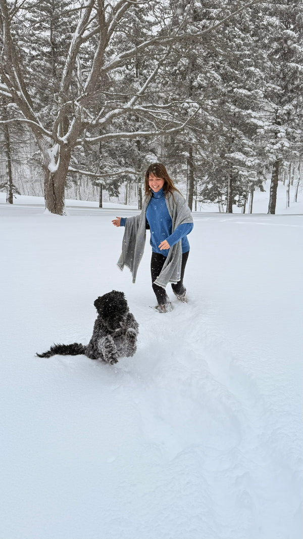 Woven Cashmere Blanket by Sound Journey Nepal