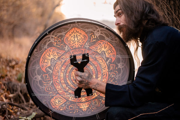 16" or 24" Turtle Vegan Tunable Hand Drum