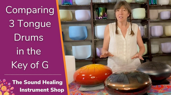 3 tongue drums in the key of G