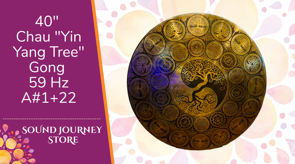 40" Chau "Yin Yang Tree" Gong 59 Hz A#1+22