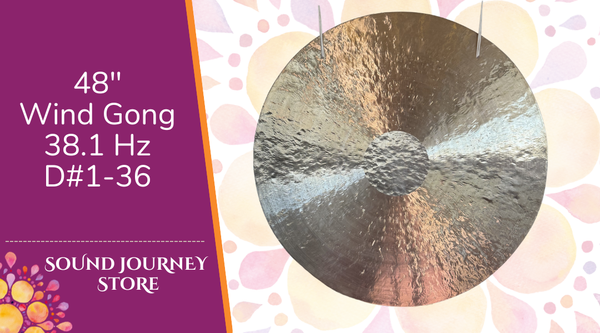 48" Wind Gong 38.1 Hz D#1-36
