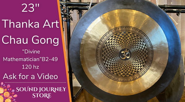 23" Thanka Art Divine Mathematician Chau Gong 120 Hertz B2-49
