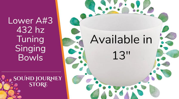 Lower A#3: 432 hz Tuning Singing Bowls