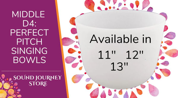 Middle D4: Perfect Pitch Singing Bowls