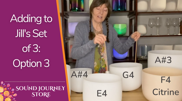 Adding to Jill's Set of 3 Option 3: A#3 C#4 D#4 E4 F4 G4 A#4