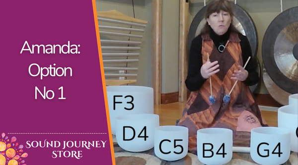 Amanda's Option No.1: F3 G3 C4 D4 G4 B4 C5